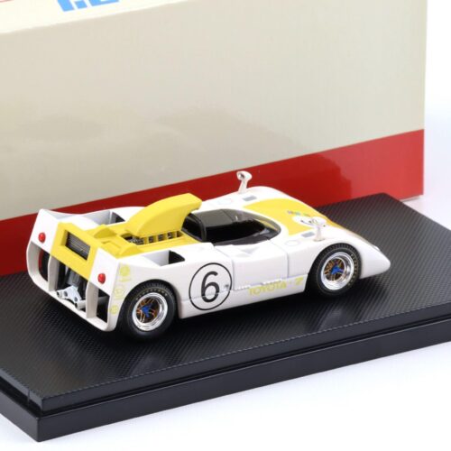 1:43 Ebbro Toyota 7 Japan GP 1969 #6 white/ yellow Mitsumasa Katie/ Kiyoshi Misaki