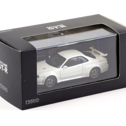 1:43 Ebbro Nissan Skyline GT-R (R34) Vspec II white