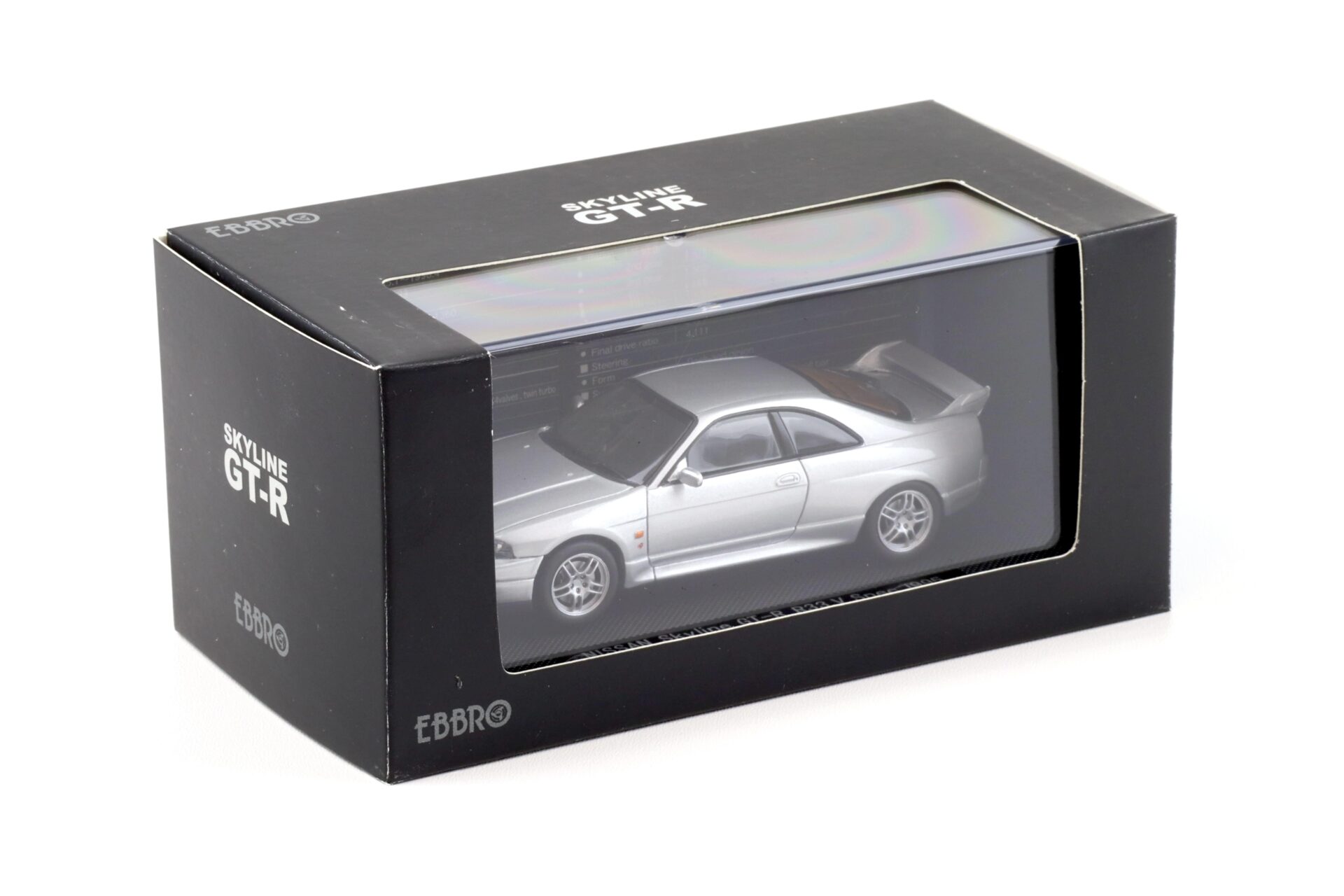 1:43 Ebbro Nissan Skyline GT-R (R33) Vspec 1995 silver