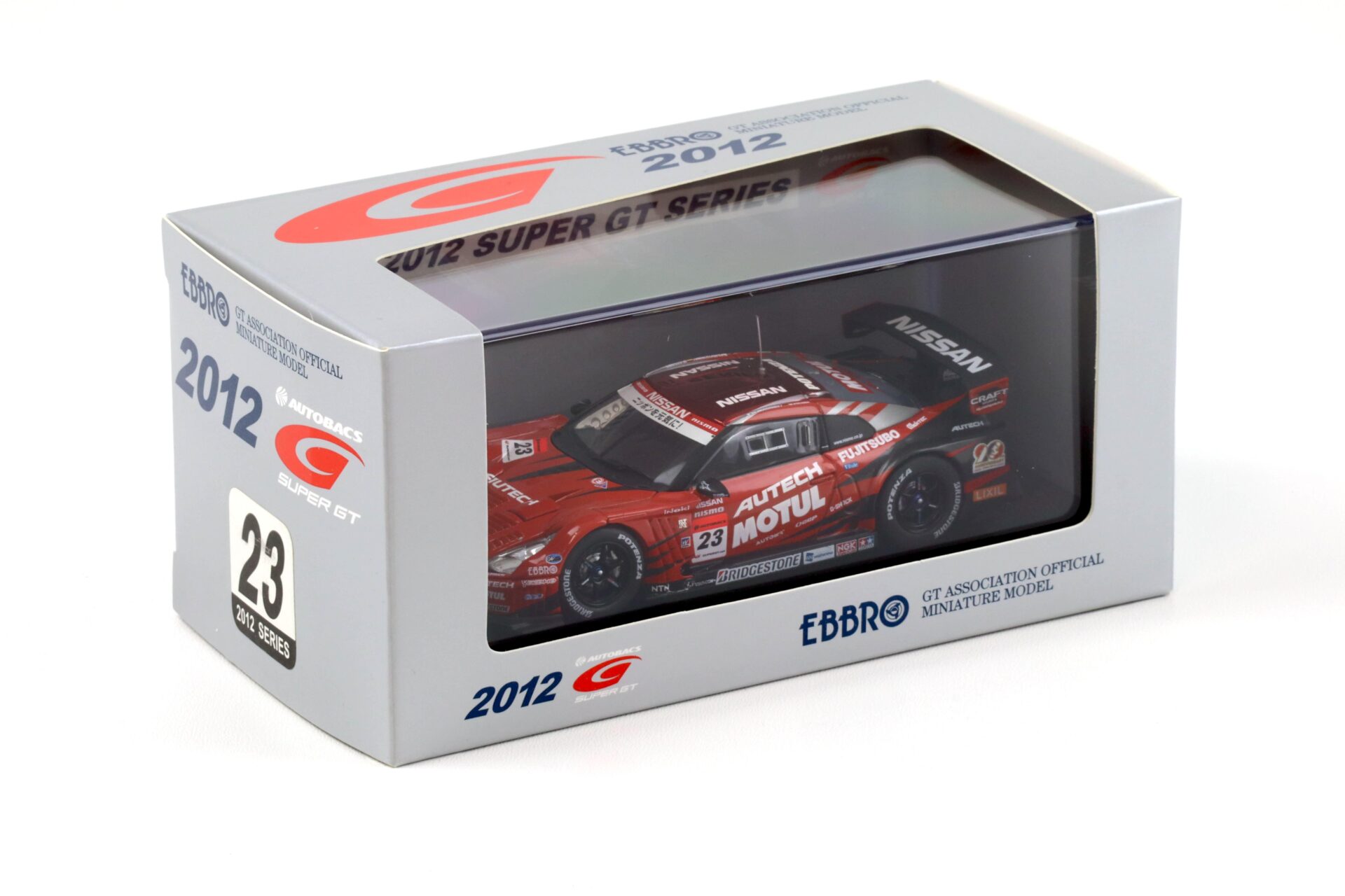 1:43 Ebbro Nissan GT-R Super GT500 MOTUL AUTECH GT-R 2012 #23 Motoyama/ Krumm