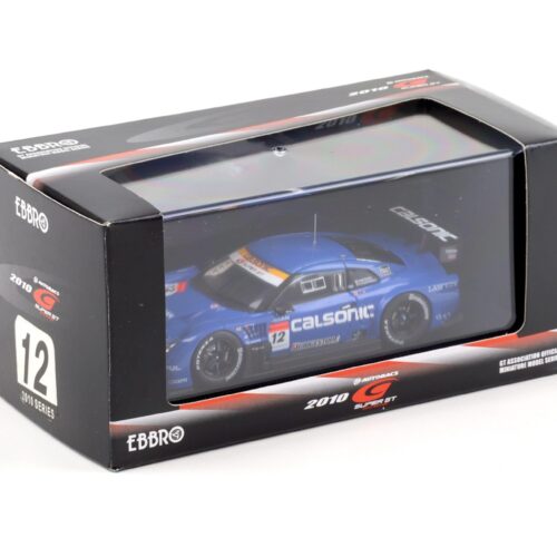 1:43 Ebbro Nissan GT-R Super GT500 Calsonic Impul 2010 Rd.3 Fuji #12 Matsuda - Image 3
