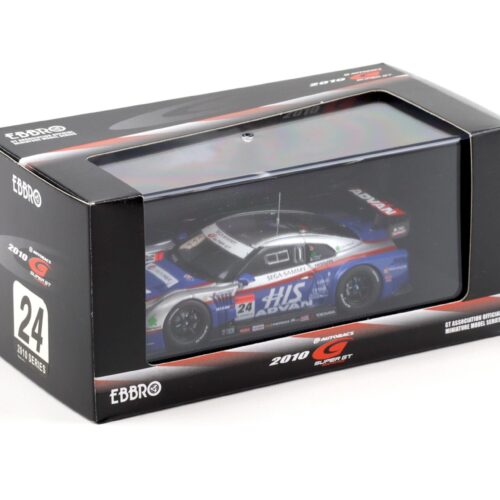 1:43 Ebbro Nissan GT-R Super GT500 HIS ADVAN KONDO 2010 Rd.3 Fuji #24