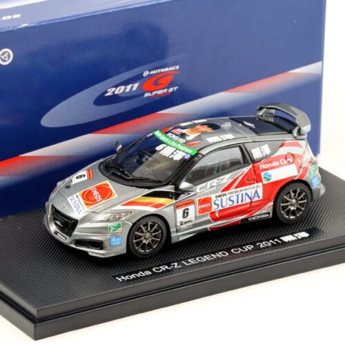 1:43 Ebbro Honda CR-Z Legend Cup 2011 Sustina #6 Kurosawa grey