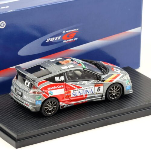 1:43 Ebbro Honda CR-Z Legend Cup 2011 Sustina #6 Kurosawa grey