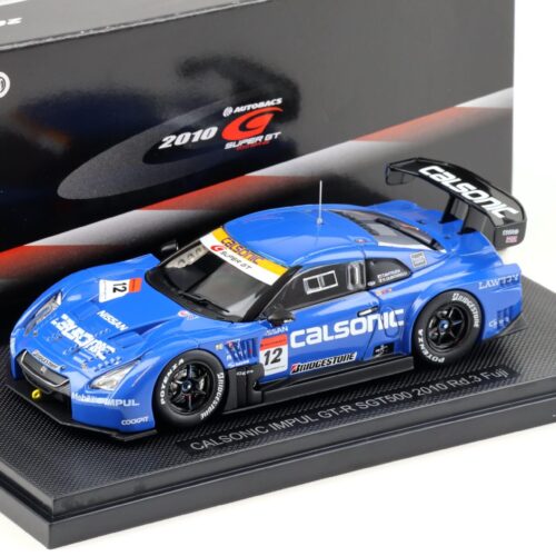 1:43 Ebbro Nissan GT-R Super GT500 Calsonic Impul 2010 Rd.3 Fuji #12 Matsuda - Image 1