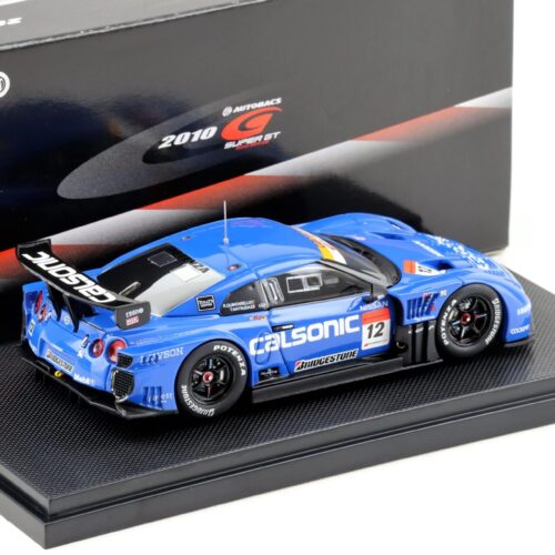 1:43 Ebbro Nissan GT-R Super GT500 Calsonic Impul 2010 Rd.3 Fuji #12 Matsuda - Image 2