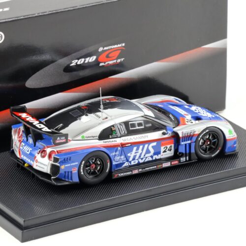 1:43 Ebbro Nissan GT-R Super GT500 HIS ADVAN KONDO 2010 Rd.3 Fuji #24
