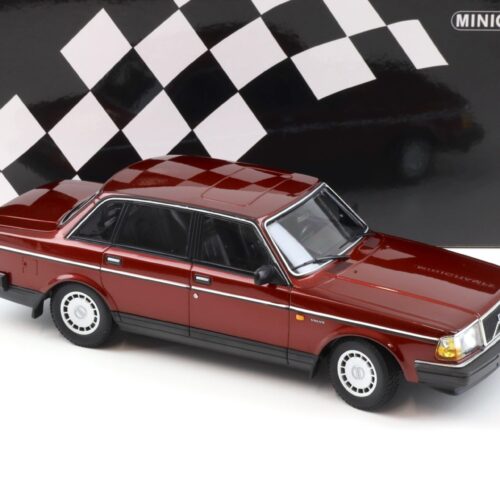 1:18 Minichamps Volvo 240 GL Limousine 1986 dark red metallic
