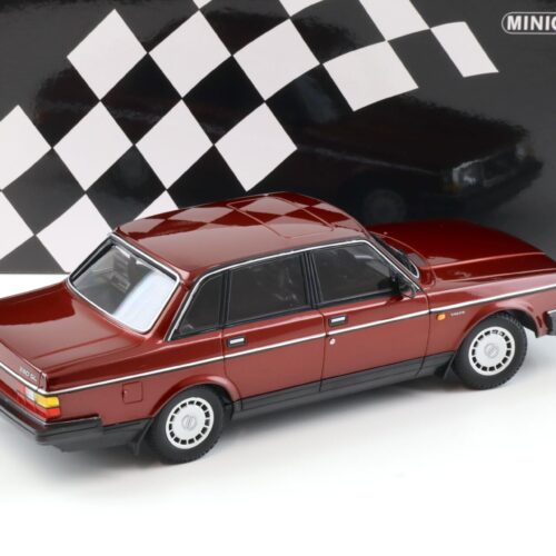 1:18 Minichamps Volvo 240 GL Limousine 1986 dark red metallic