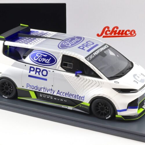 1:18 Schuco PRO.R18 Ford Transit SuperVan 4 - 2000 HP 2022 white/ grey