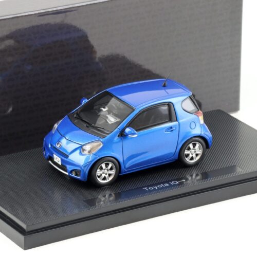 1:43 Ebbro Toyota IQ blue metallic 2009
