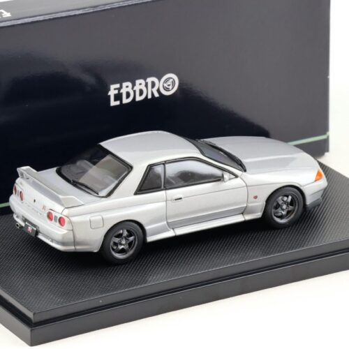 1:43 Ebbro Nissan Skyline GT-R R32 Coupe silver 1989