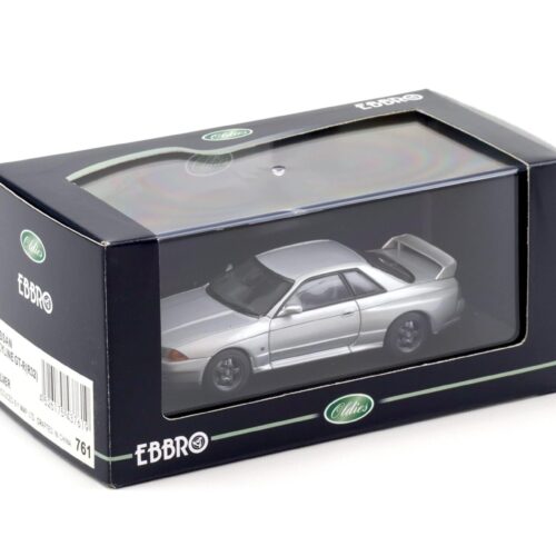 1:43 Ebbro Nissan Skyline GT-R R32 Coupe silver 1989