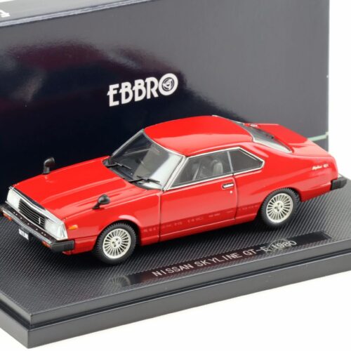 1:43 Ebbro Nissan Skyline GT-E 1980 red
