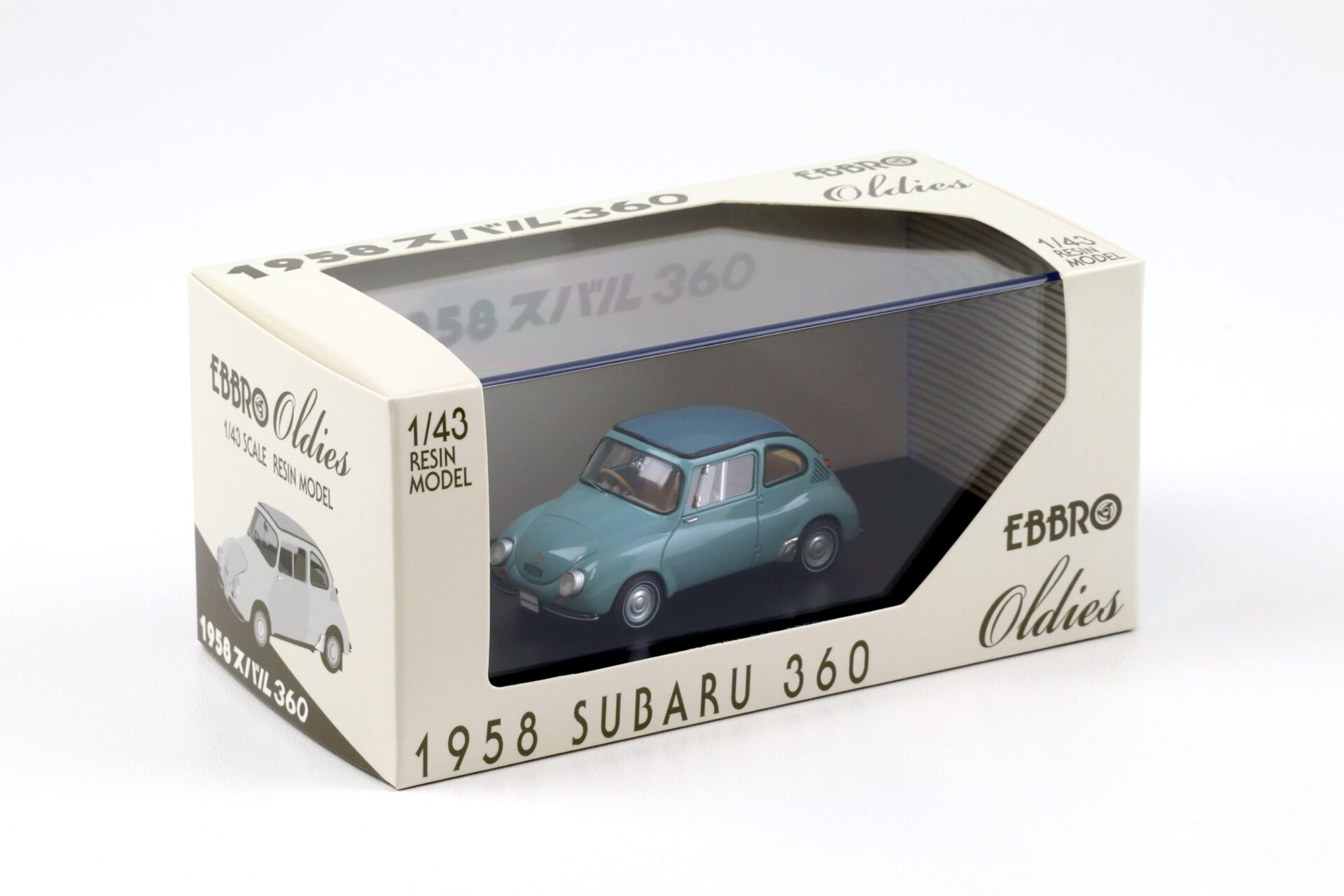 1:43 Ebbro Subaru 360 blue 1958