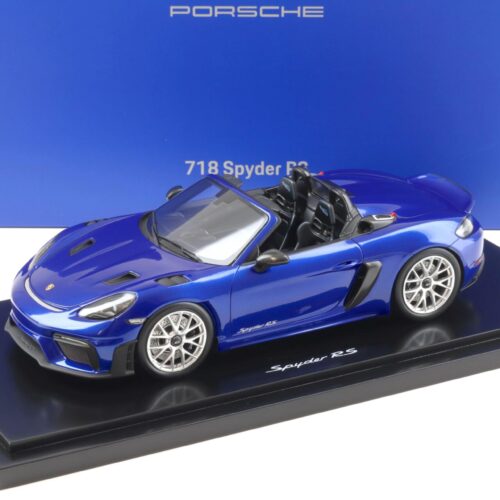 1:18 Spark Porsche 718 Spyder RS (982) San Marino blue Limited WAP DEALER