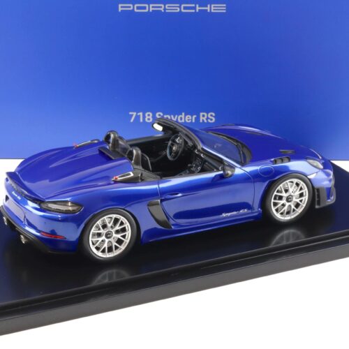 1:18 Spark Porsche 718 Spyder RS (982) San Marino blue Limited WAP DEALER