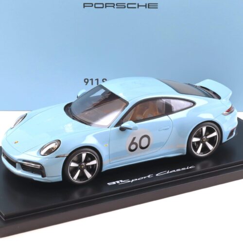 1:18 Spark Porsche 911 (992) Sport Classic Coupe Meissen blue 2022 WAP DEALER