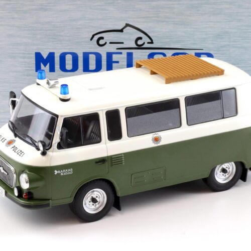 1:18 MCG Barkas B1000 Kleinbus Volkspolizei DDR Polizei 1965 white/ green