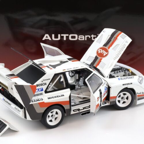 1:18 AUTOart Audi Sport Quattro S1 Pikes Peak 1987 Winner #1 Röhrl 88700