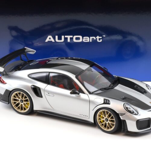 1:18 AUTOart Porsche 911 (991.2) GT2 RS 2017 Weissach Package GT silver 78174