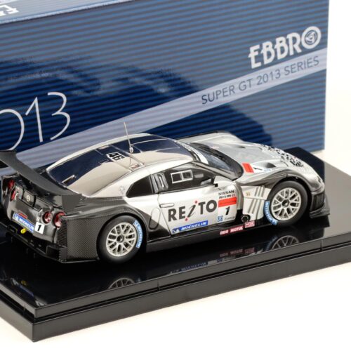 1:43 Ebbro Nissan GT-R Super GT500 REITO MOLA GT-R 2013 Okayama Test #1 - Image 2