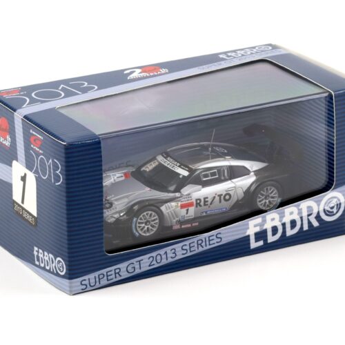 1:43 Ebbro Nissan GT-R Super GT500 REITO MOLA GT-R 2013 Okayama Test #1 - Image 3