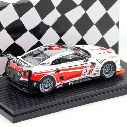1:43 Ebbro Nissan GT-R GT1 R35 Swiss Racing Team 2010 #3 Wendlinger/ Moser