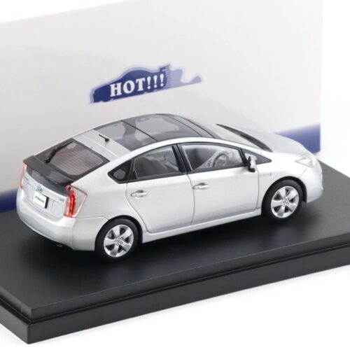 1:43 Ebbro Toyota Prius Moonroof silver metallic 2012