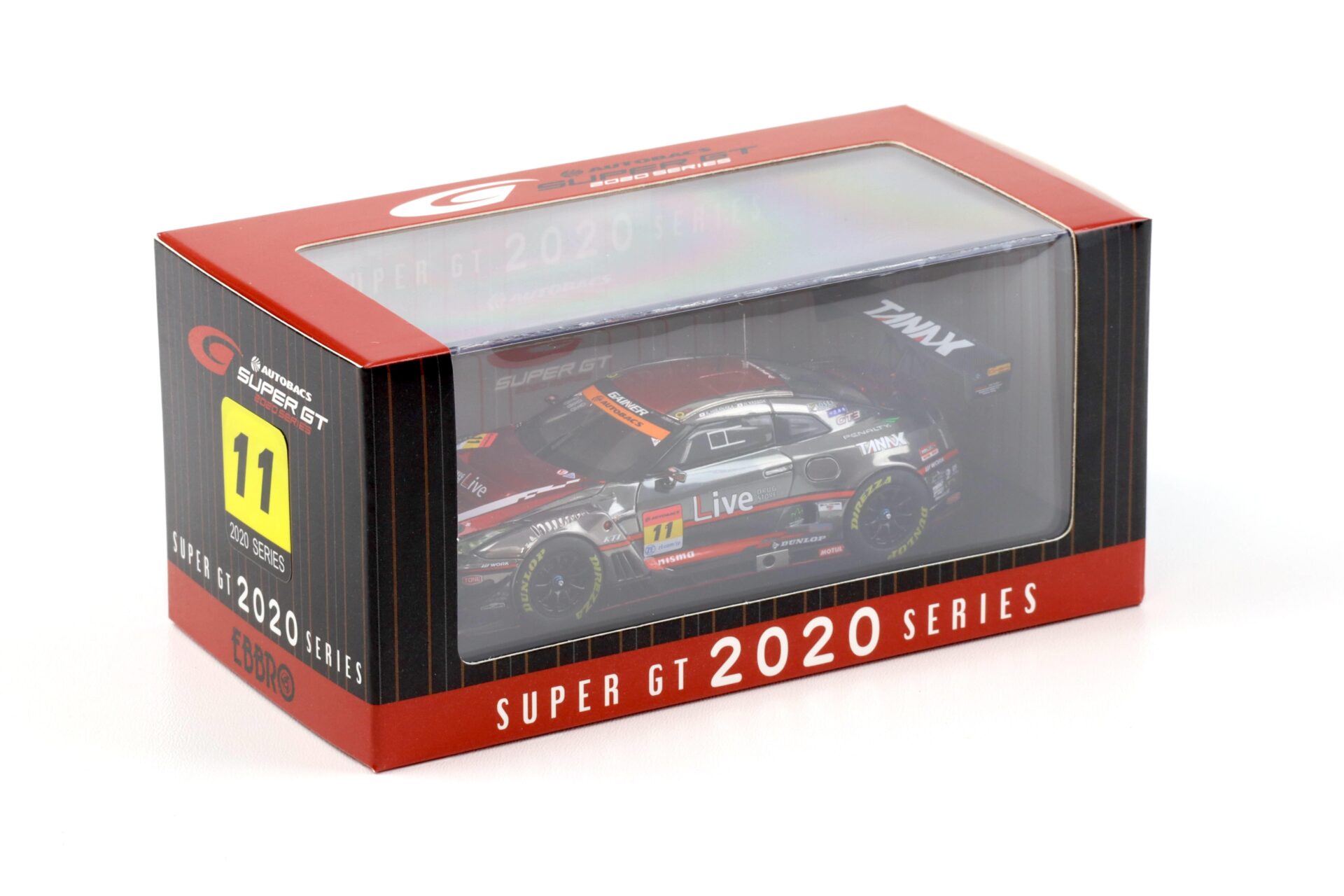 1:43 Ebbro Nissan GT-R R35 Super GT300 GAINER TANAX GT-R 2020 #11 Hiranaka/ Yasuda