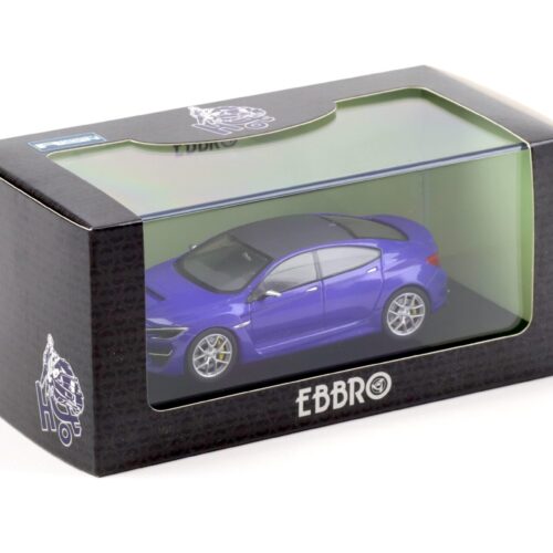 1:43 Ebbro Subaru WRX Concept 2013 New York Auto Show blue metallic