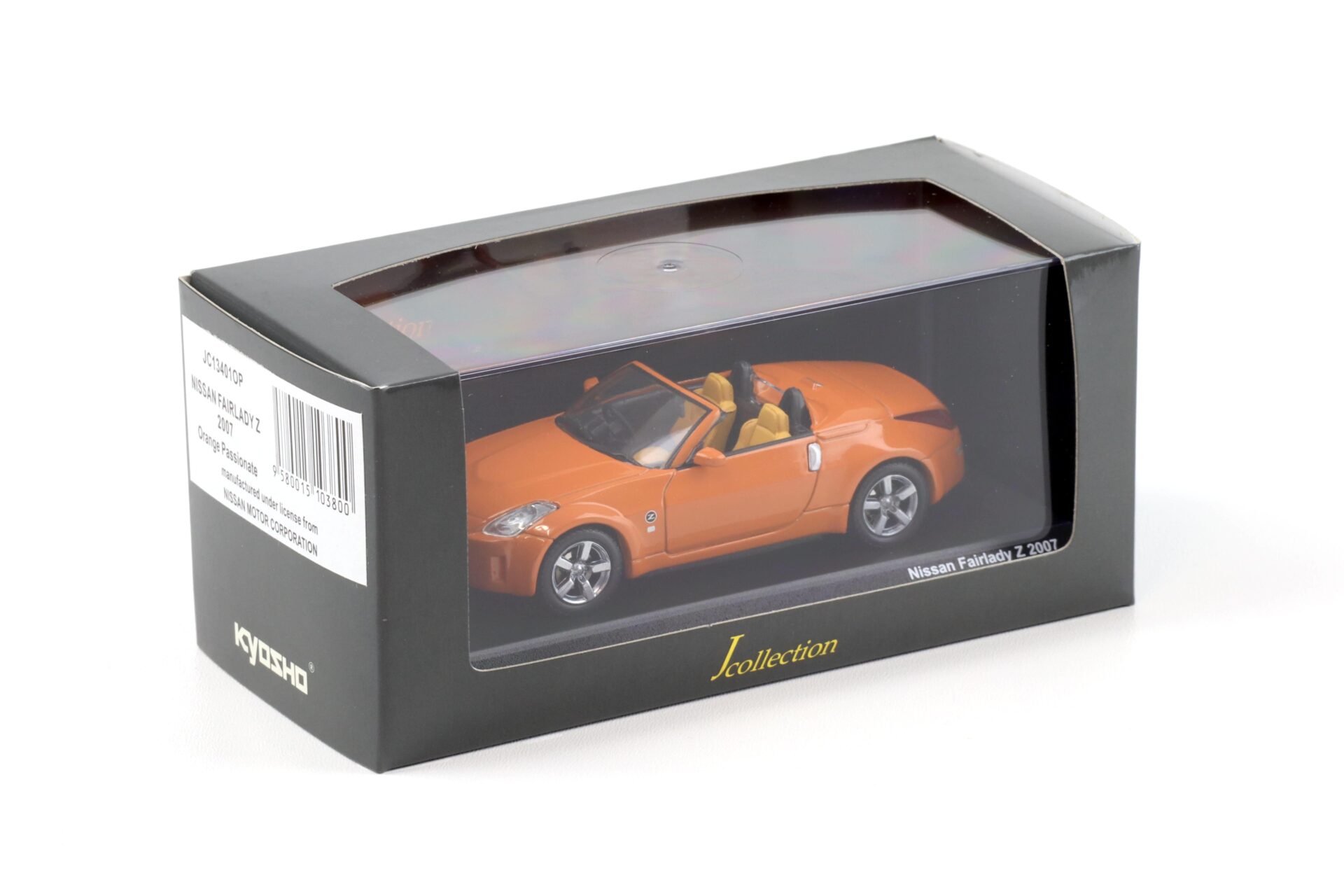 1:43 J-Collection Kyosho Nissan Fairlady Z 2007 orange passionate