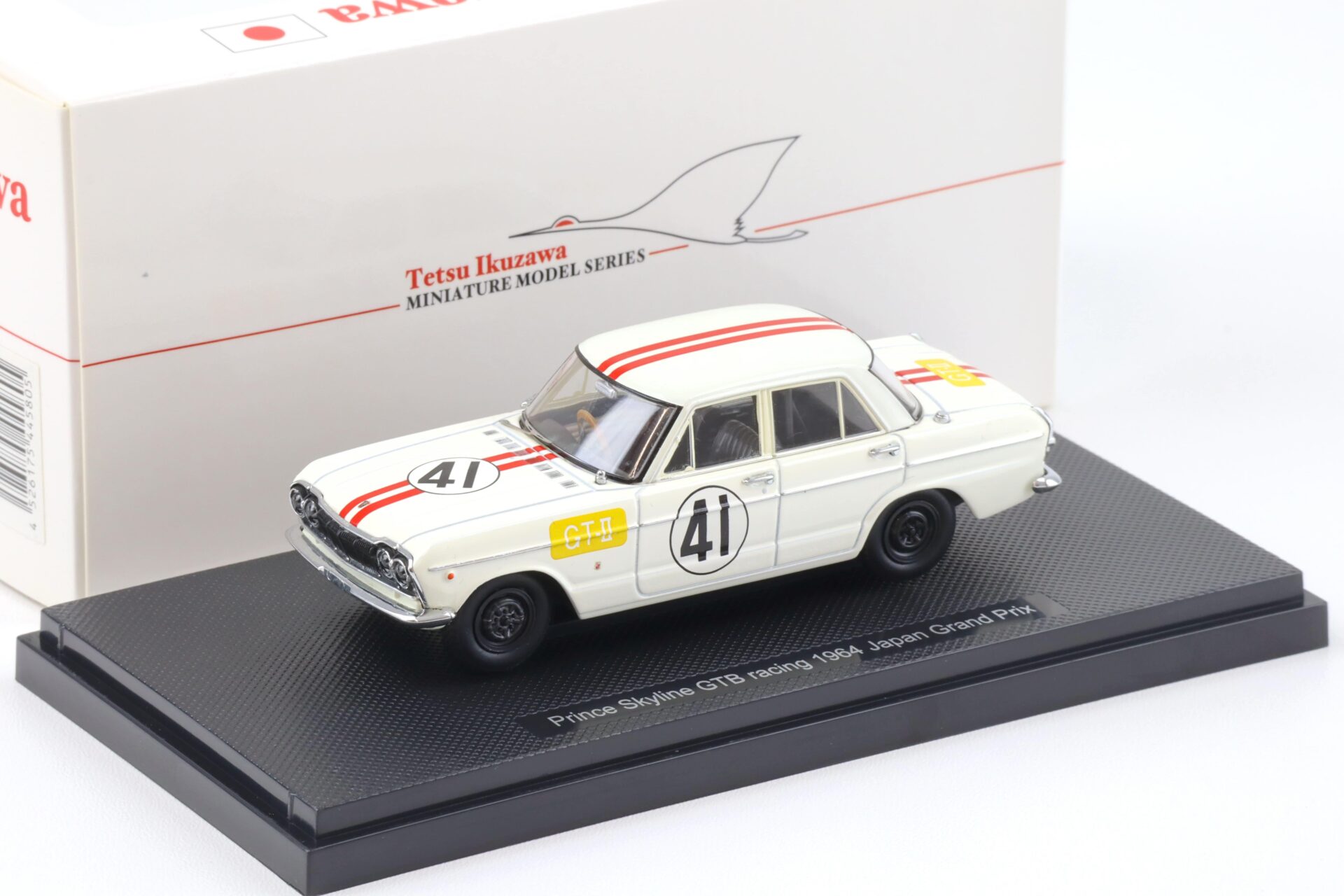 1:43 Ebbro Nissan Prince Skyline GTB 1964 Japan GP #41 white