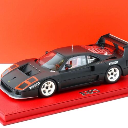 1:18 BBR Ferrari F40 LM Two Light Test Monza Version 1989 matt black - Limited 100 pcs.