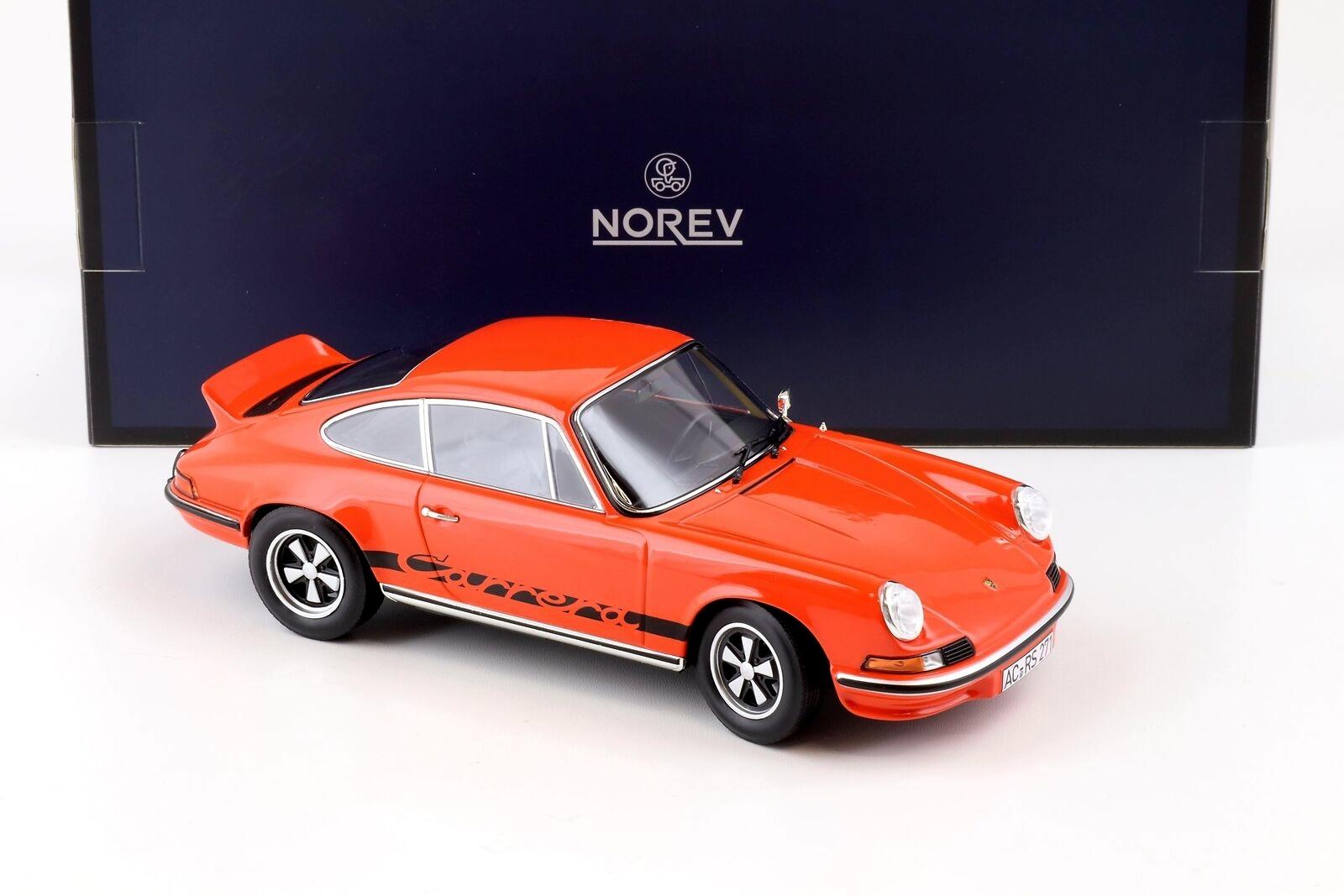 1:18 Norev Porsche 911 RS Touring 1973 blood orange & black - Limited 300 pcs.