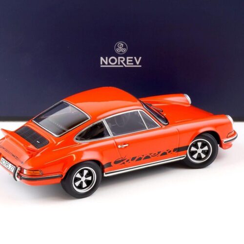 1:18 Norev Porsche 911 RS Touring 1973 blood orange & black - Limited 300 pcs.