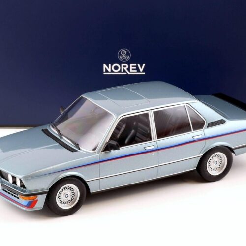 1:18 Norev BMW M535i E12 Limousine 1980 blue met. with stripes - Limited 500 pcs.