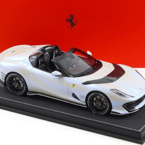 1:18 BBR Ferrari 812 Competizione A Bianco Onda Marina matt - Limited 136 pcs.