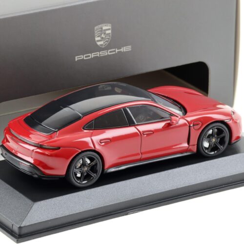 1:43 Minichamps Porsche Taycan GTS Karmin red 2022 WAP DEALER