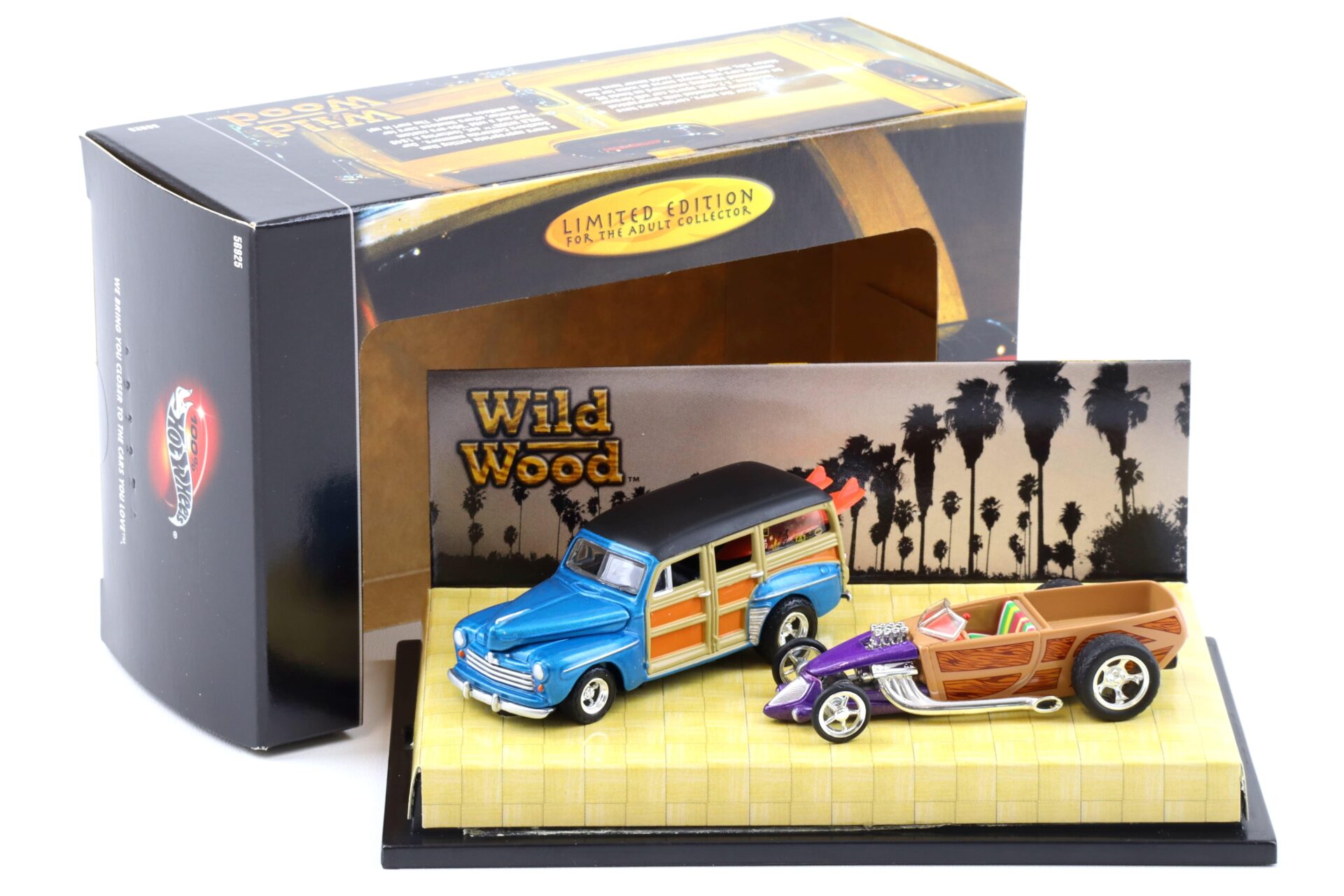 ID 95045 orig.jpg 1:64 Hot Wheels 2002 Wild Wood 2-Car Set Diorama blue/ purple 56925