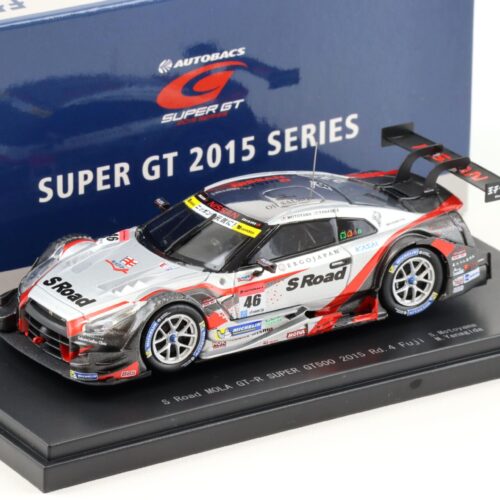 1:43 Ebbro Nissan GT-R Super GT500 S Road MOLA GT-R 2015 Rd.4 Fuji #46 Motoyama