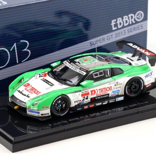 1:43 Ebbro Nissan GT-R Super GT500 DÂ´station ADVAN GT-R LDF 2013 #24 Yasuda/ Krumm