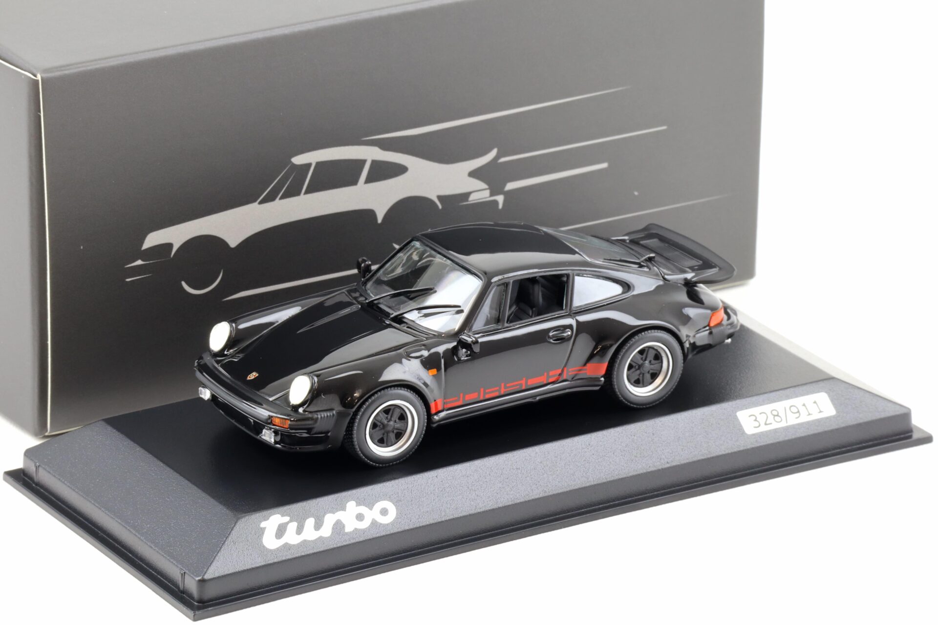 1:43 Minichamps Porsche 911 (930) Turbo 50 Years black Limited WAP DEALER