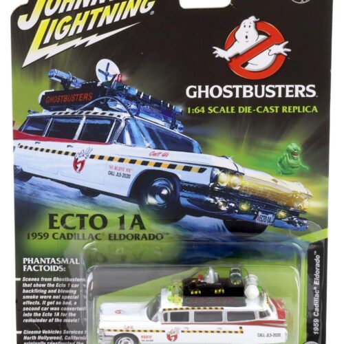 1:64 Johnny Lightning 1959 Cadillac Eldorado Ghostbusters ECTO 1A JLSS004
