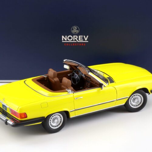1:18 Norev Mercedes 450 SL R107 US Version 1979 yellow Hart aber Herzlich - Image 3