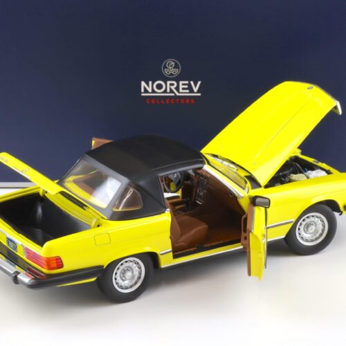 1:18 Norev Mercedes 450 SL R107 US Version 1979 yellow Hart aber Herzlich - Image 4