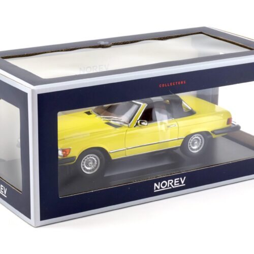 1:18 Norev Mercedes 450 SL R107 US Version 1979 yellow Hart aber Herzlich - Image 6