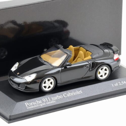 1:43 Minichamps Porsche 911 996 Turbo Cabriolet green metallic