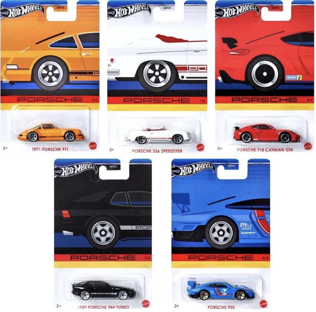 ID 95500 orig.jpg 1:64 Hot Wheels 2024 Porsche Celebration Pack 5 pcs. GRT01-979G Porsche 911, 356, 944