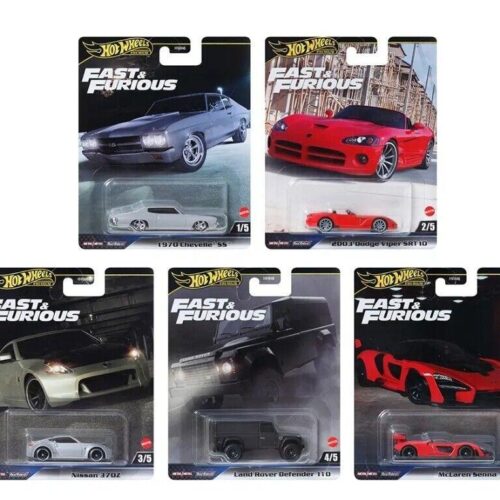 1:64 Hot Wheels Premium 2024 Fast & Furious SET 5 pcs. HNW46-979J Nissan, Chevelle